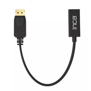 Adaptador de cable de vídeo Inca IDTH-05 0,2 m DisplayPort a HDMI Type-A negro