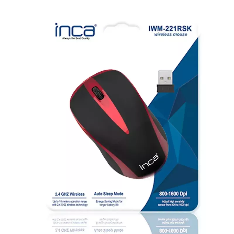 Ratón Inca IWM-221RSK RF Wireless Óptico