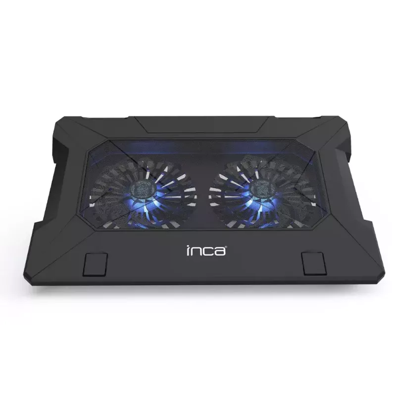 Base refrigeradora para portátil Inca INC-321RX 43,2 cm 2 ventiladores Negro