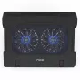 Base refrigeradora para portátil Inca INC-321RX 43,2 cm 2 ventiladores Negro