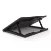 Base refrigeradora para portátil Inca INC-601GMS 43,2 cm 6 ventiladores USB Negro