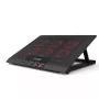Base refrigeradora para portátil Inca INC-601GMS 43,2 cm 6 ventiladores USB Negro