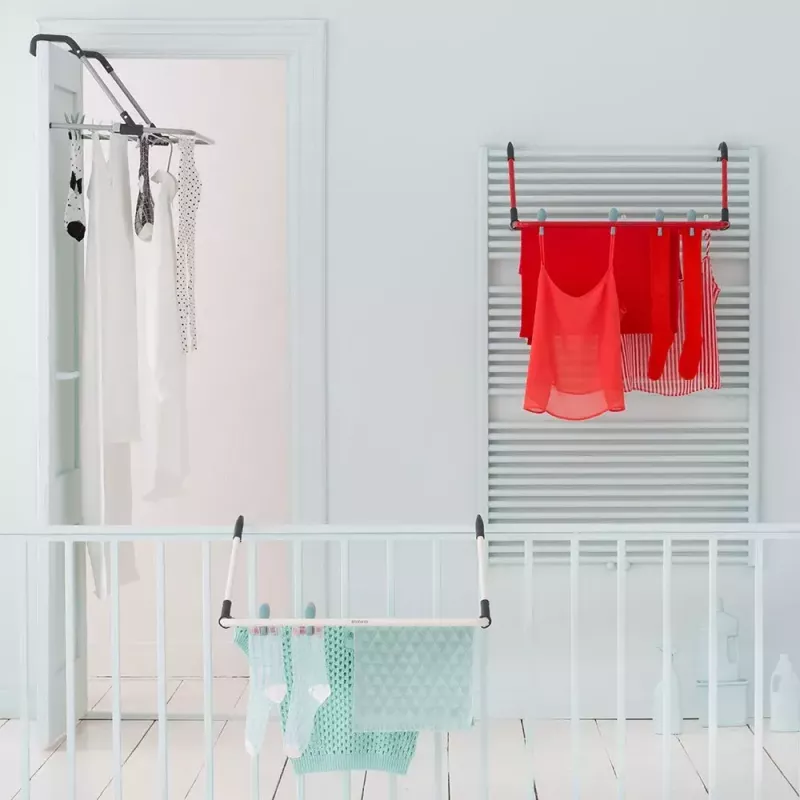 Tendedero con pinzas Brabantia 102769 Negro Plata 710 mm