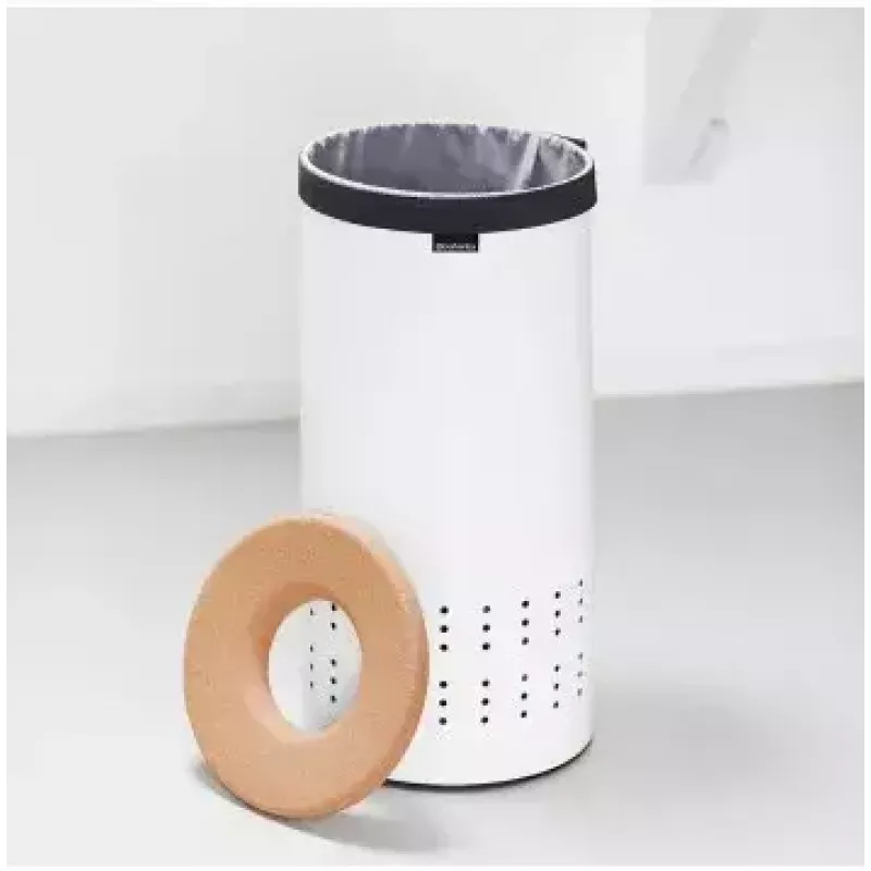 Cesto de la ropa Brabantia 104367 Marrón Blanco Altura 665 mm Diámetro 30 cm