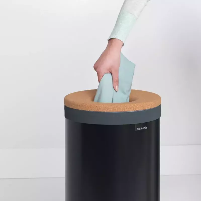 Cesto de la ropa Brabantia 120008 35L Redondo Negro