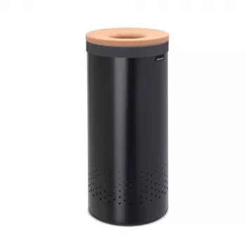 Cesto de la ropa Brabantia 120008 35L Redondo Negro