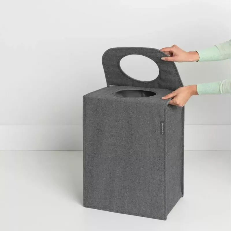 Cesto de la ropa Brabantia 120381 55 L Rectangular Negro