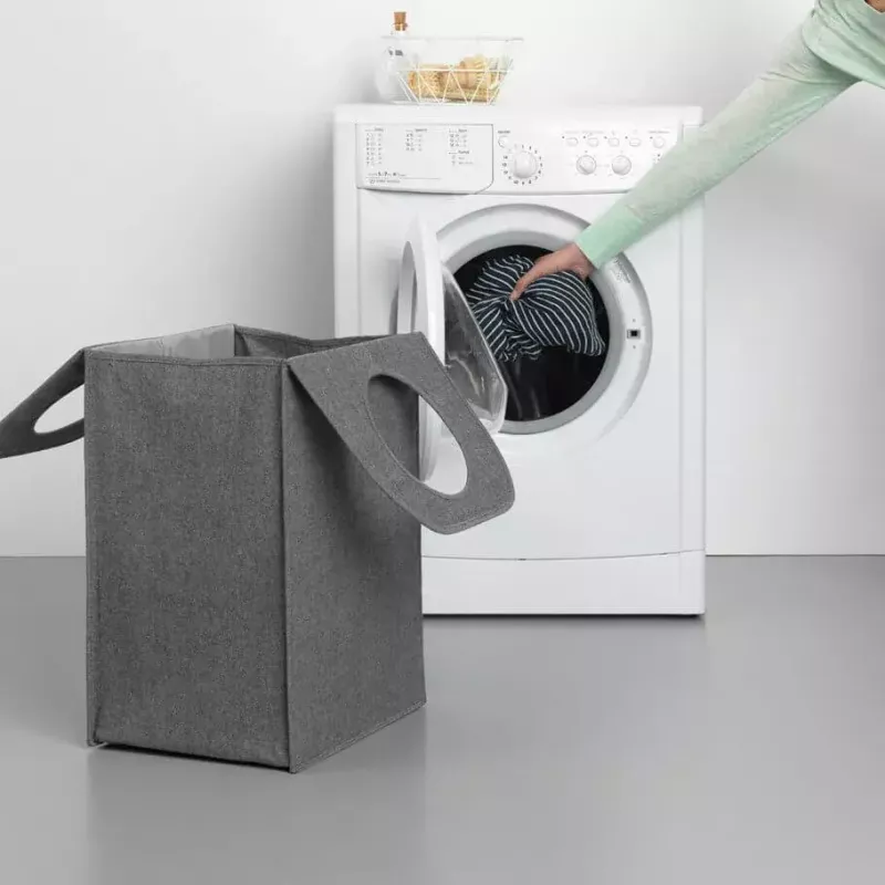 Cesto de la ropa Brabantia 120381 55 L Rectangular Negro