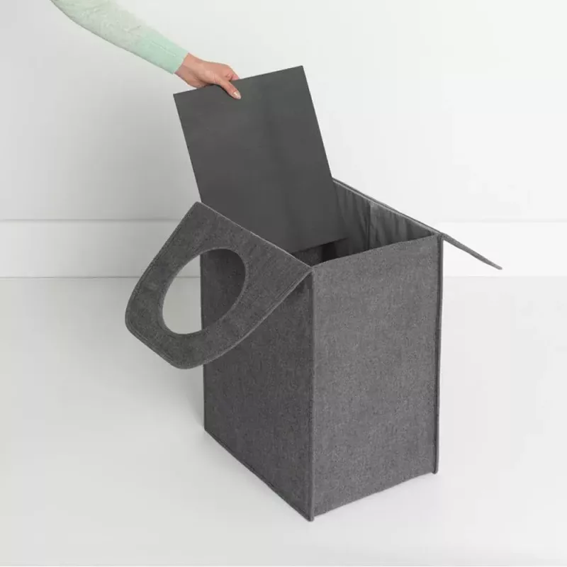 Cesto de la ropa Brabantia 120381 55 L Rectangular Negro