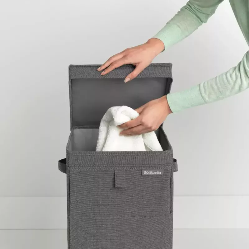 Cesto de la ropa Brabantia 120442 35L rectangular negro