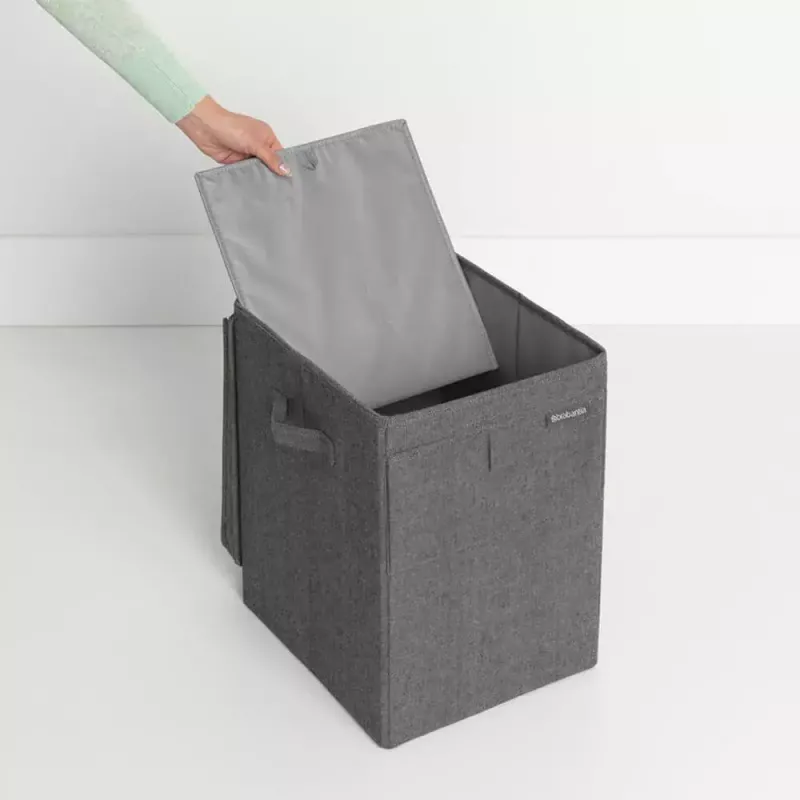 Cesto de la ropa Brabantia 120442 35L rectangular negro
