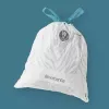 Bolsas de basura BRABANTIA 137846, 45 L de capacidad, blanco, pack de 40