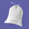 Bolsas de basura BRABANTIA 138164, 20 L, blanco, plástico, 40 uds., 545×435 mm
