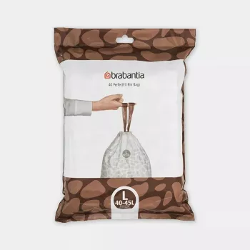 Bolsas de basura BRABANTIA 138645 para cubos de 40–45 litros, pack de 40