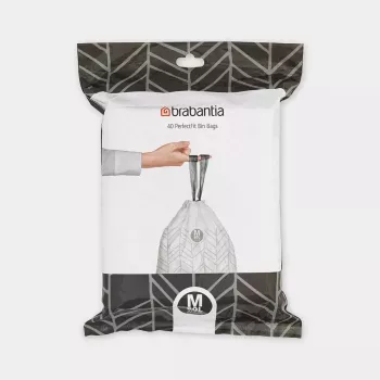 Bolsas de basura Brabantia 138829 60 L Blanco 40 uds.