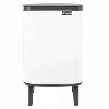 Cubo de basura BRABANTIA BO 7L Blanco, Modelo 22 71 65, 7 L de capacidad