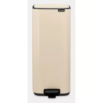 Brabantia Bo Pedalbin 30 L rectangular acero beige