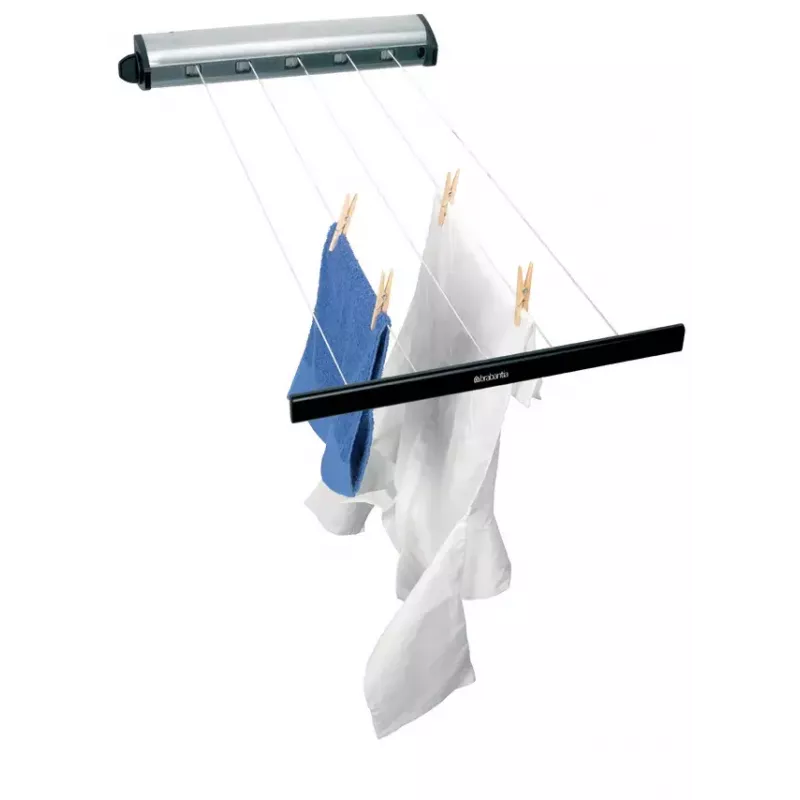 Tendedero de pared Brabantia Pull-Out Drying Lines Set 2 uds. acero inoxidable
