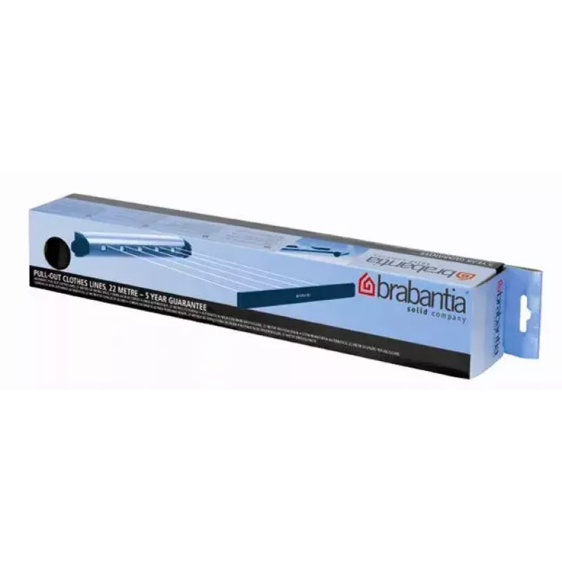 Tendedero de pared Brabantia Pull-Out Drying Lines Set 2 uds. acero inoxidable