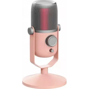 Micrófono LogiLink Thronmax Mdrill Zero Rosa Edition