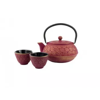 Tetera individual Bredemeijer Shanghai 600 ml oro rosa
