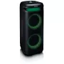 Altavoz portátil Lenco PA-210BK – negro, a pilas, unidad PA compacta