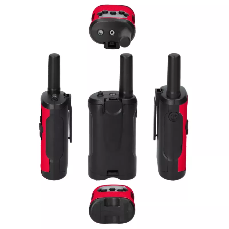 Walkie-talkie Alecto FR115RD 8 canales 446 MHz negro rojo
