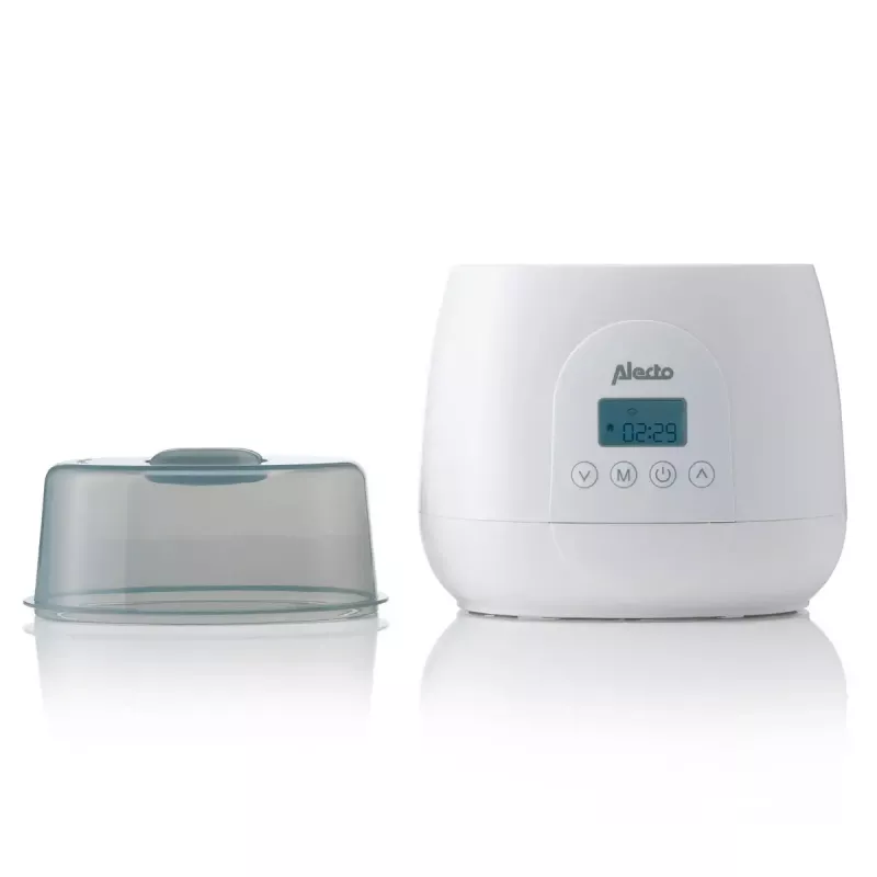 Calientabiberones Alecto BW700TWIN — calientabiberones eléctrico doble 3 en 1, 512 W, 230 V, blanco