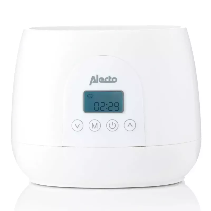 Calientabiberones Alecto BW700TWIN — calientabiberones eléctrico doble 3 en 1, 512 W, 230 V, blanco
