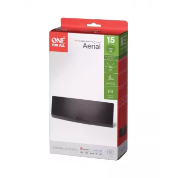 Antena de interior One For All Design Line DVB-T Curved EX 45dB 5G