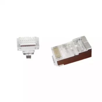 Conector RJ-45 FTP pass-through Gembird Cablexpert LC-PTF-01/100, 100 uds.