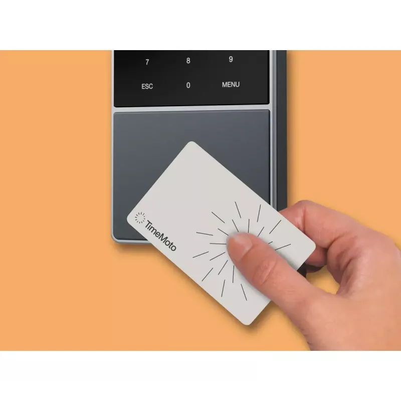 Safescan TM—818 MC negro token de chip huella dactilar contraseña tarjeta de proximidad