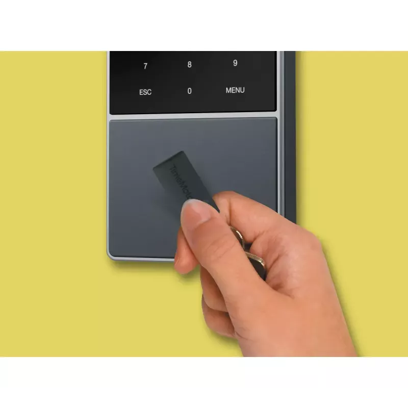 Safescan TM—818 MC negro token de chip huella dactilar contraseña tarjeta de proximidad