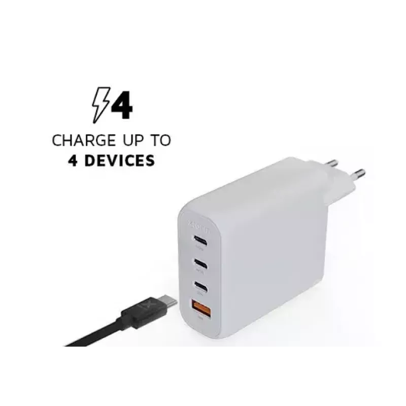 Cargador de pared Xtorm 140W GaN² Ultra interior AC universal 3 USB Type-C carga rápida