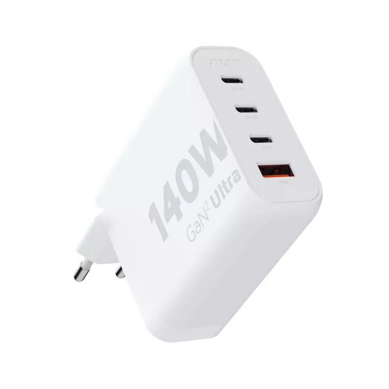 Cargador de pared Xtorm 140W GaN² Ultra interior AC universal 3 USB Type-C carga rápida