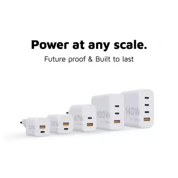Cargador de pared Xtorm 100W GaN² Ultra carga rápida 2 USB-C