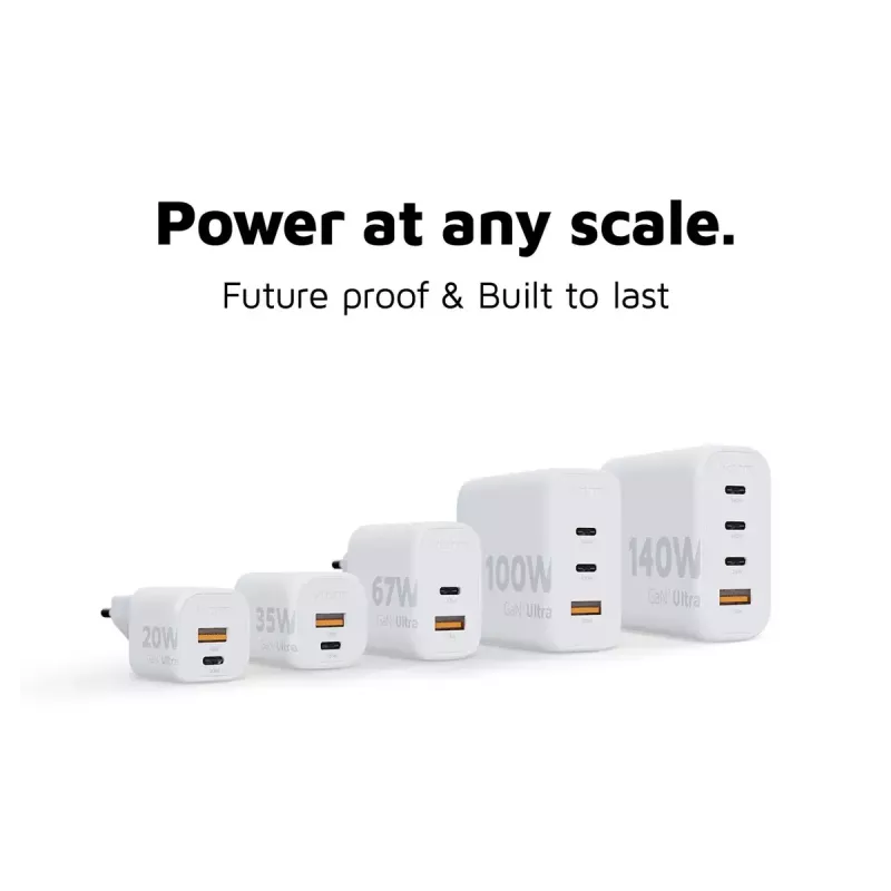 Cargador de pared Xtorm 100W GaN² Ultra carga rápida 2 USB-C