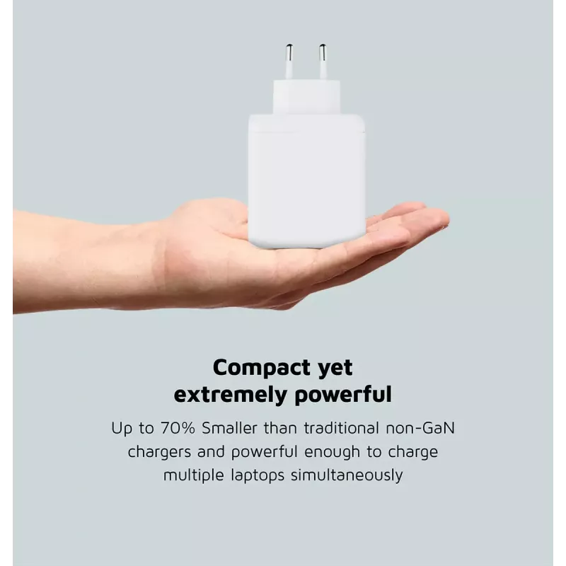 Cargador de pared Xtorm 100W GaN² Ultra carga rápida 2 USB-C