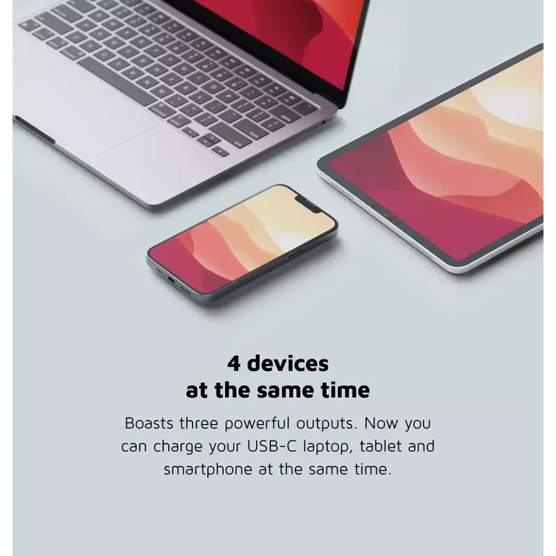 Cargador de pared Xtorm 100W GaN² Ultra carga rápida 2 USB-C