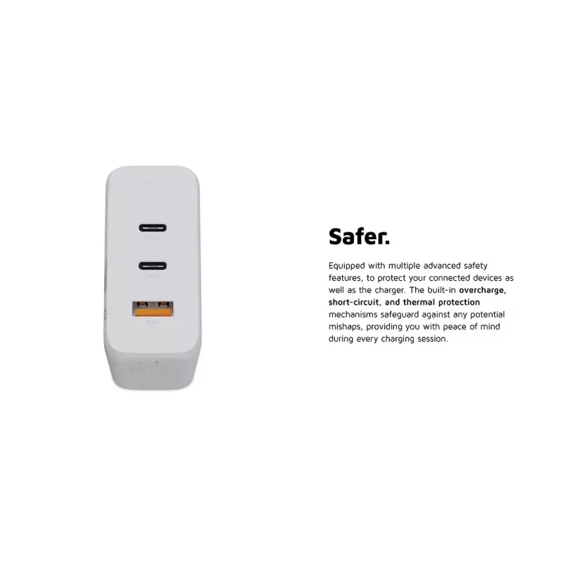 Cargador de pared Xtorm 100W GaN² Ultra carga rápida 2 USB-C