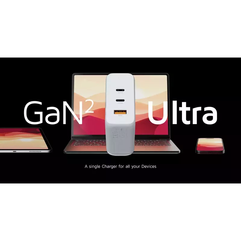 Cargador de pared Xtorm 100W GaN² Ultra carga rápida 2 USB-C