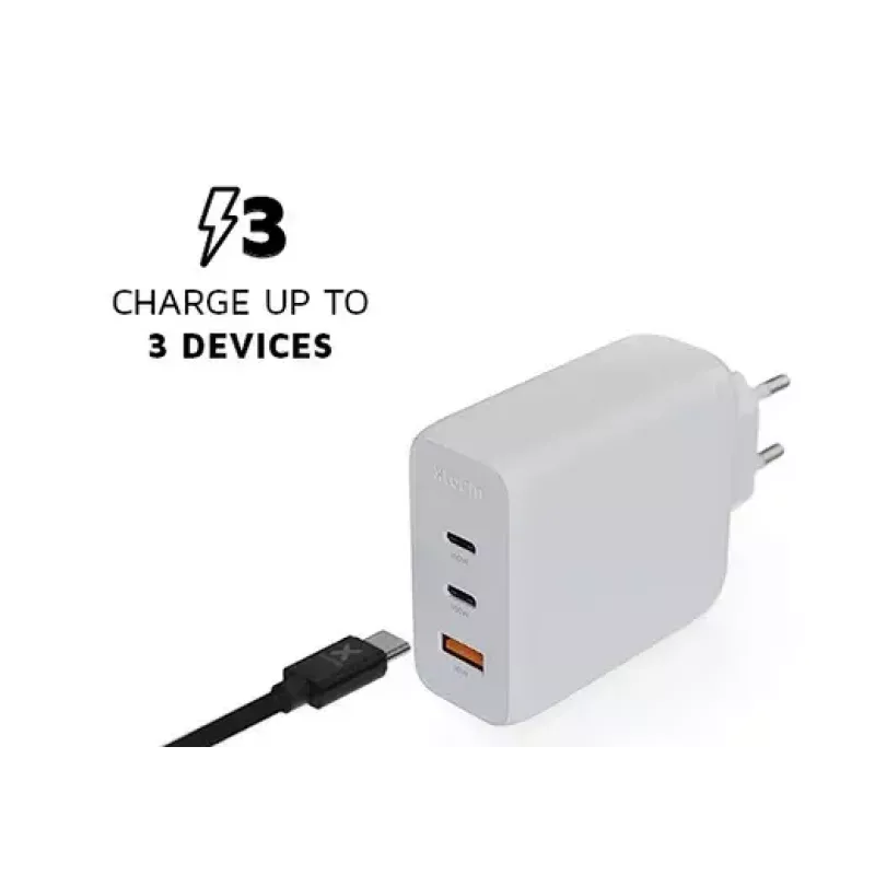 Cargador de pared Xtorm 100W GaN² Ultra carga rápida 2 USB-C