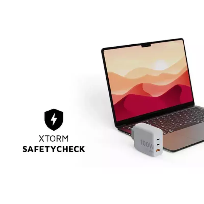 Cargador de pared Xtorm 100W GaN² Ultra carga rápida 2 USB-C