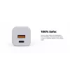 Cargador de pared Xtorm 20W GaN² Ultra — 20 W, USB-C, para interior, blanco