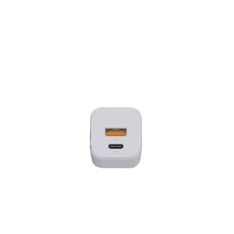Cargador de pared Xtorm 20W GaN² Ultra — 20 W, USB-C, para interior, blanco