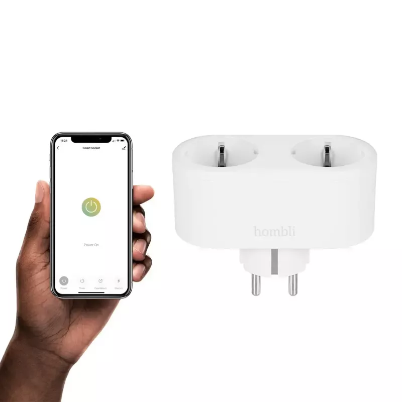 Enchufe inteligente Avanca International BV Hombli Smart Socket Duo EU — Wi‑Fi, 220–250 V, 50–60 Hz, 3540 W, interior, blanco