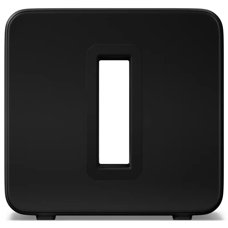 Subwoofer activo Sonos Sub 4 Negro — amplificador Class-D, AC 110–240 V, 40,2×15,8×38,9 cm