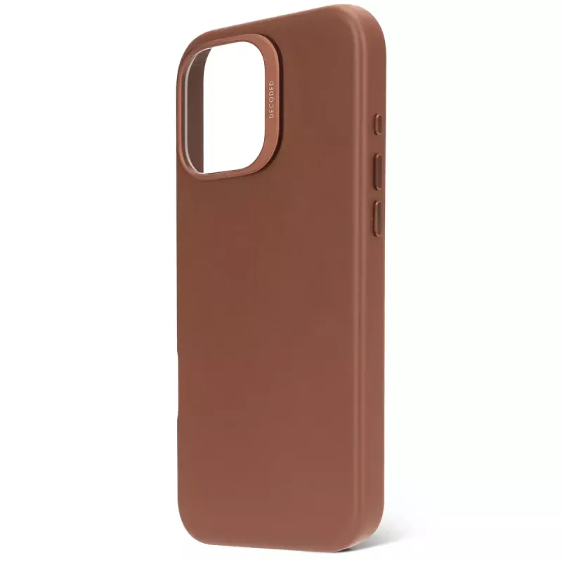 Funda Decoded de piel para iPhone 16 Pro Max 17,5 cm Marrón