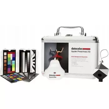 Kit de calibración Datacolor SPK-PV125 — software y hardware de calibración de color para flujos de trabajo de foto/vídeo