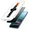 Protector de pantalla de cristal templado con privacidad Spigen Glas.TR EZ FIT HD para Samsung Galaxy S24/S25 — 2 uds.